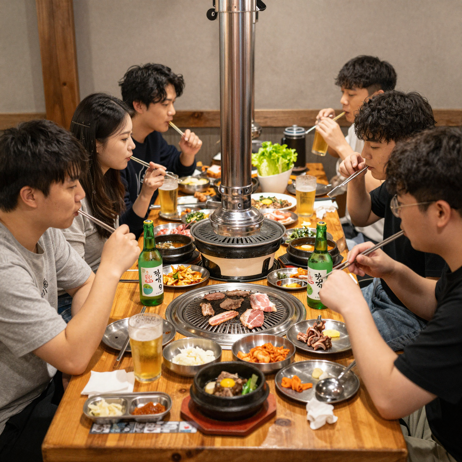 Dining Scene at Gen Korean BBQ