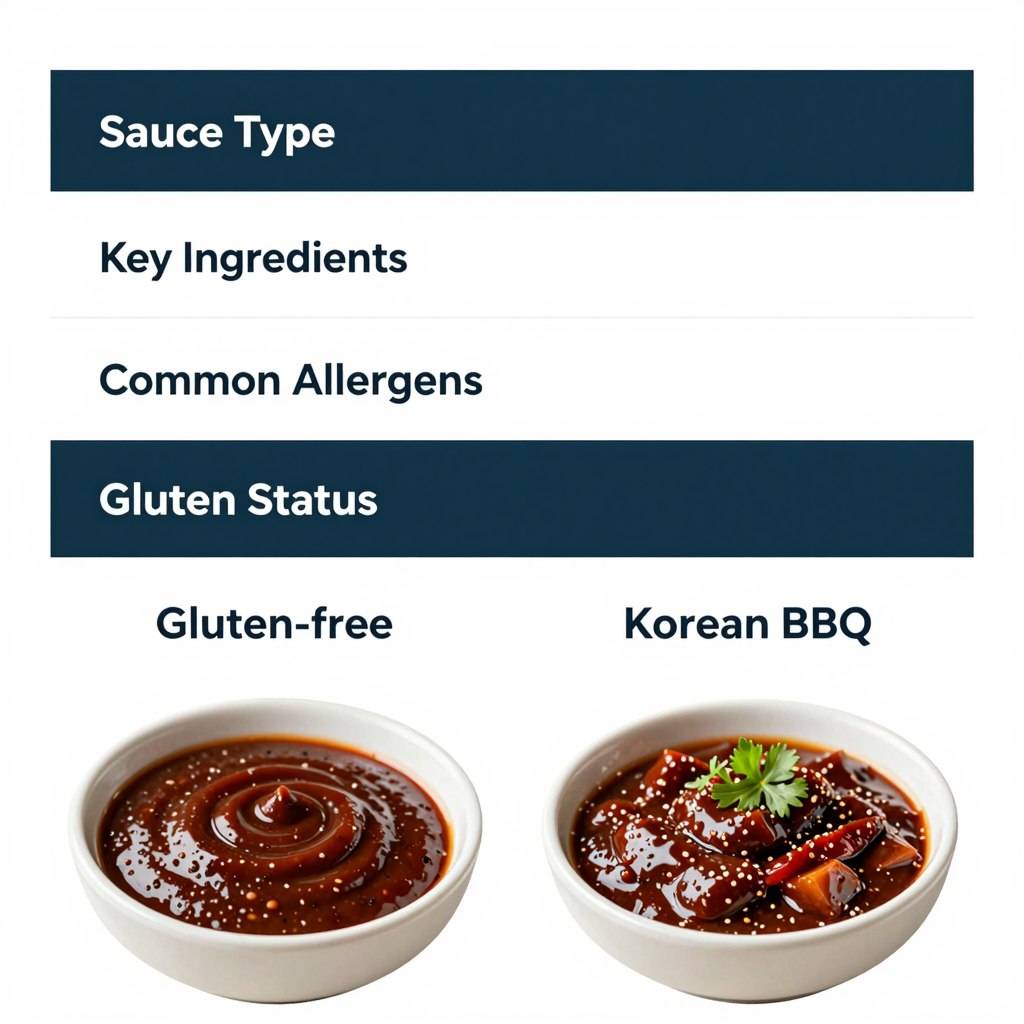 Comparison of Korean BBQ Sauces