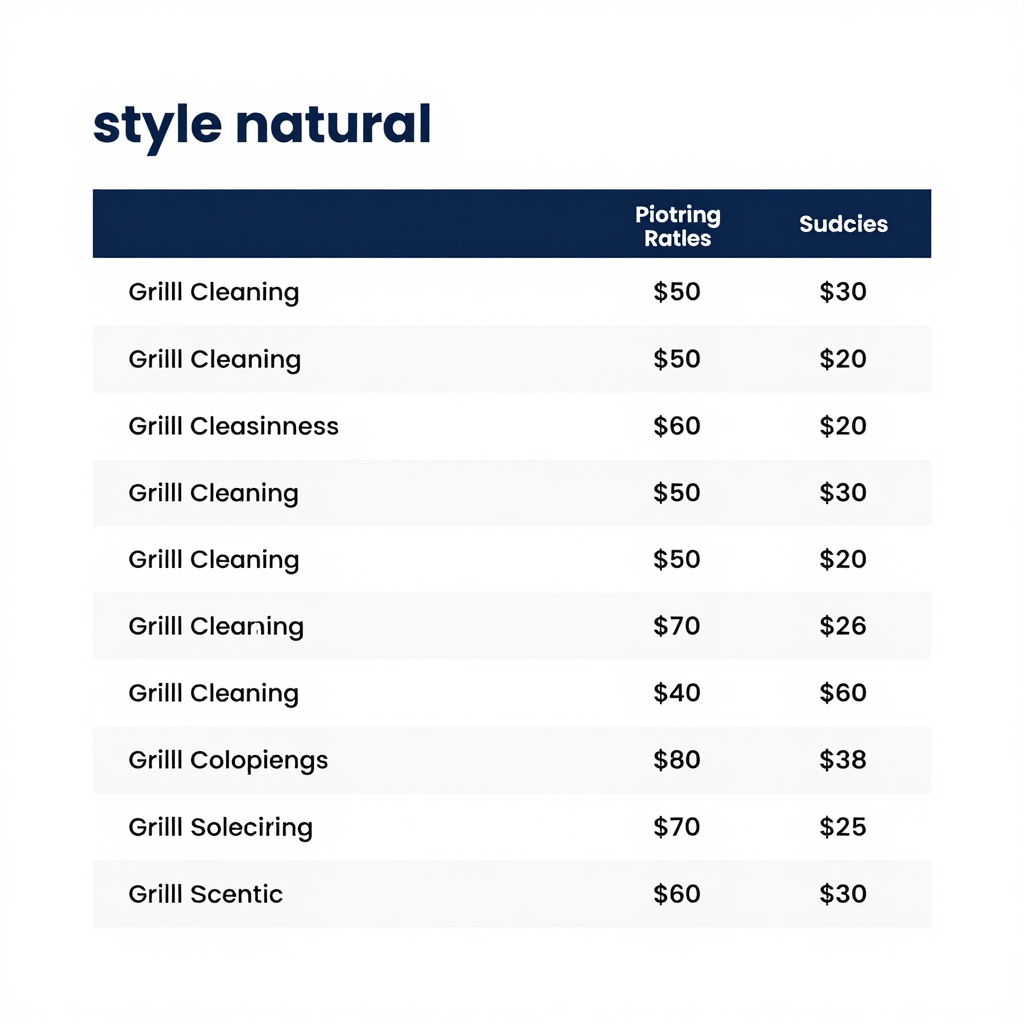 Grill Cleaning Solutions Comparison