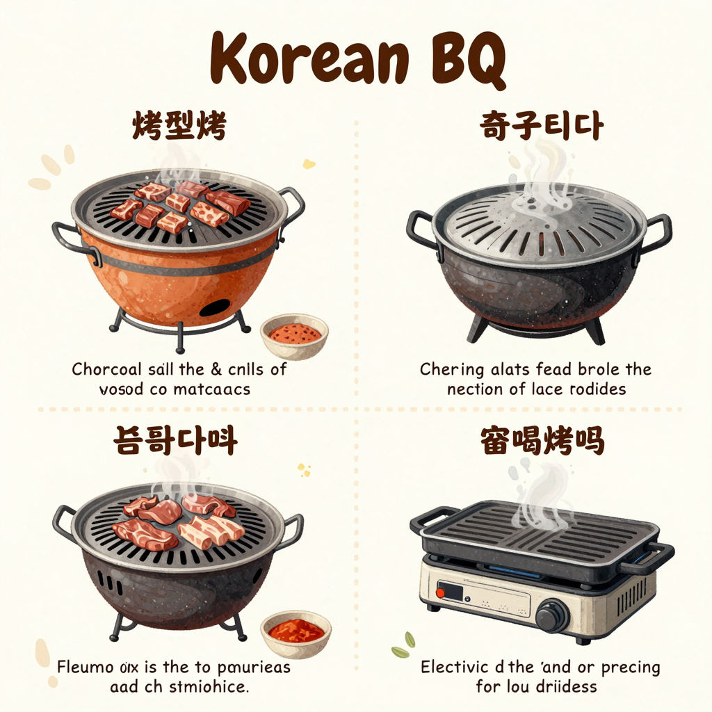 Korean BBQ Grills Infographic