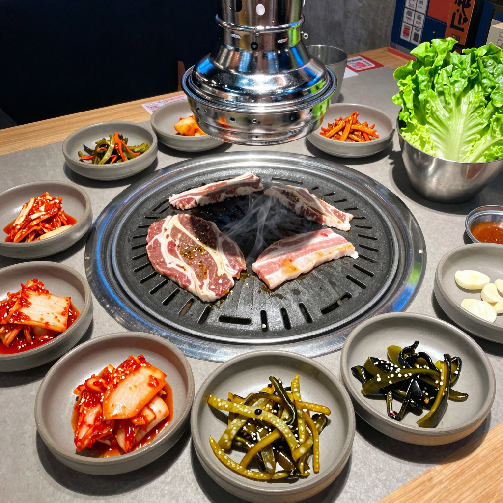 Korean BBQ Setup