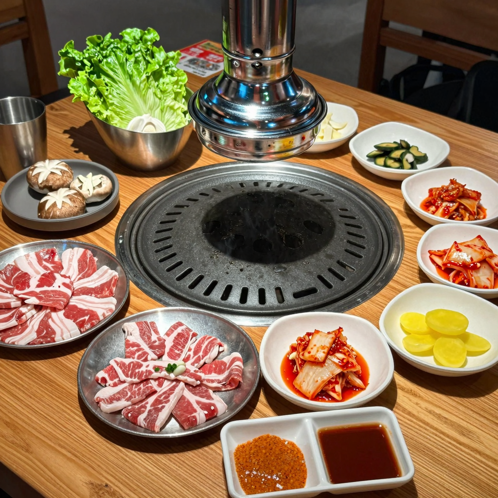 Korean BBQ Spread