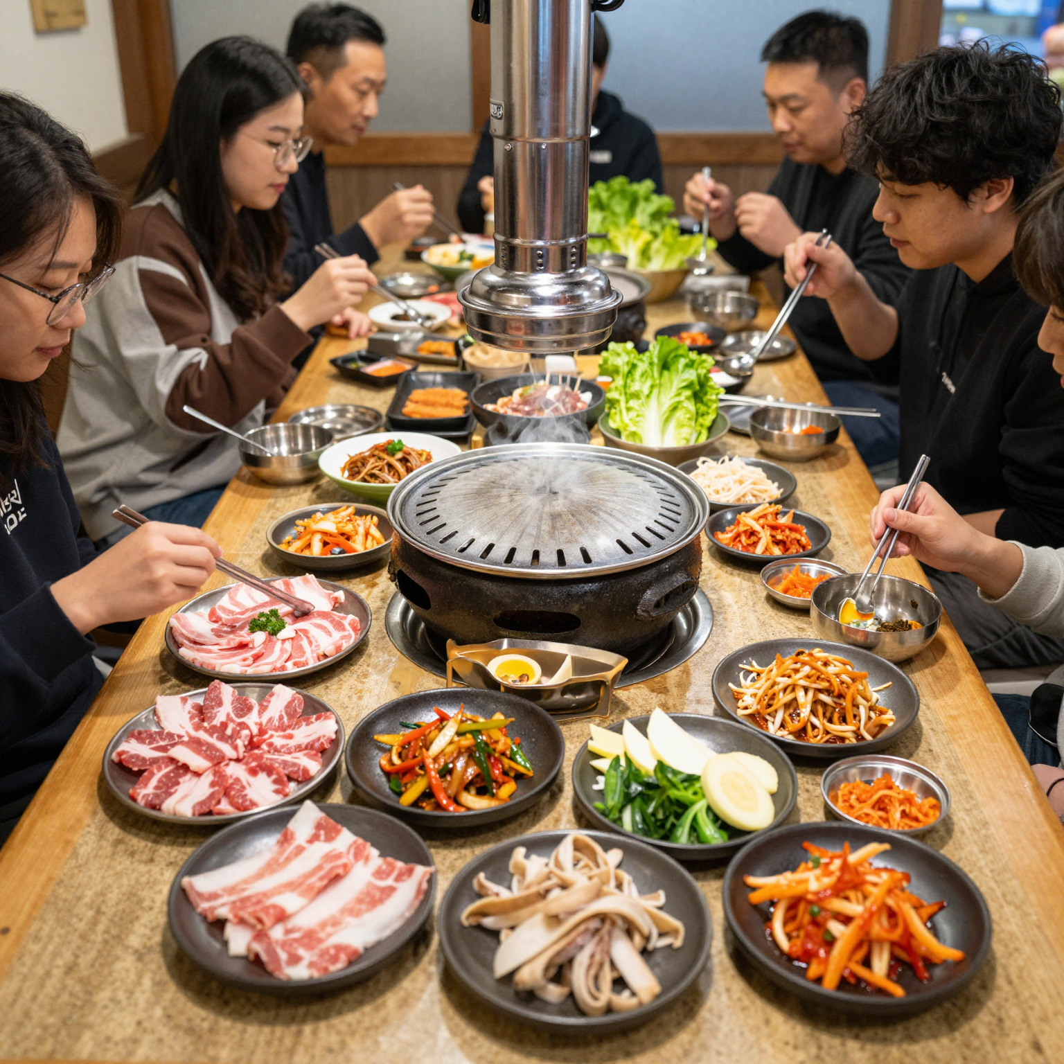 Korean BBQ Scene