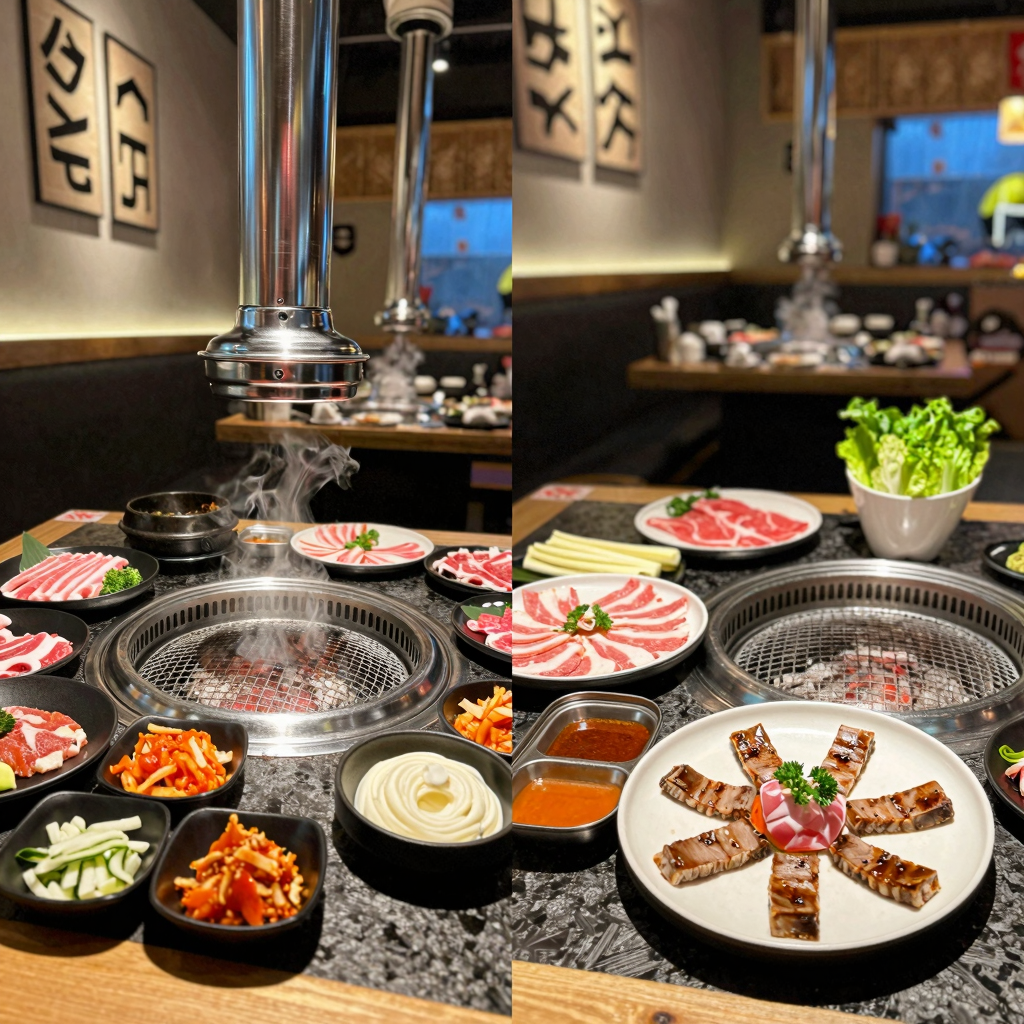 Korean BBQ payment models: AYCE vs A la carte dining