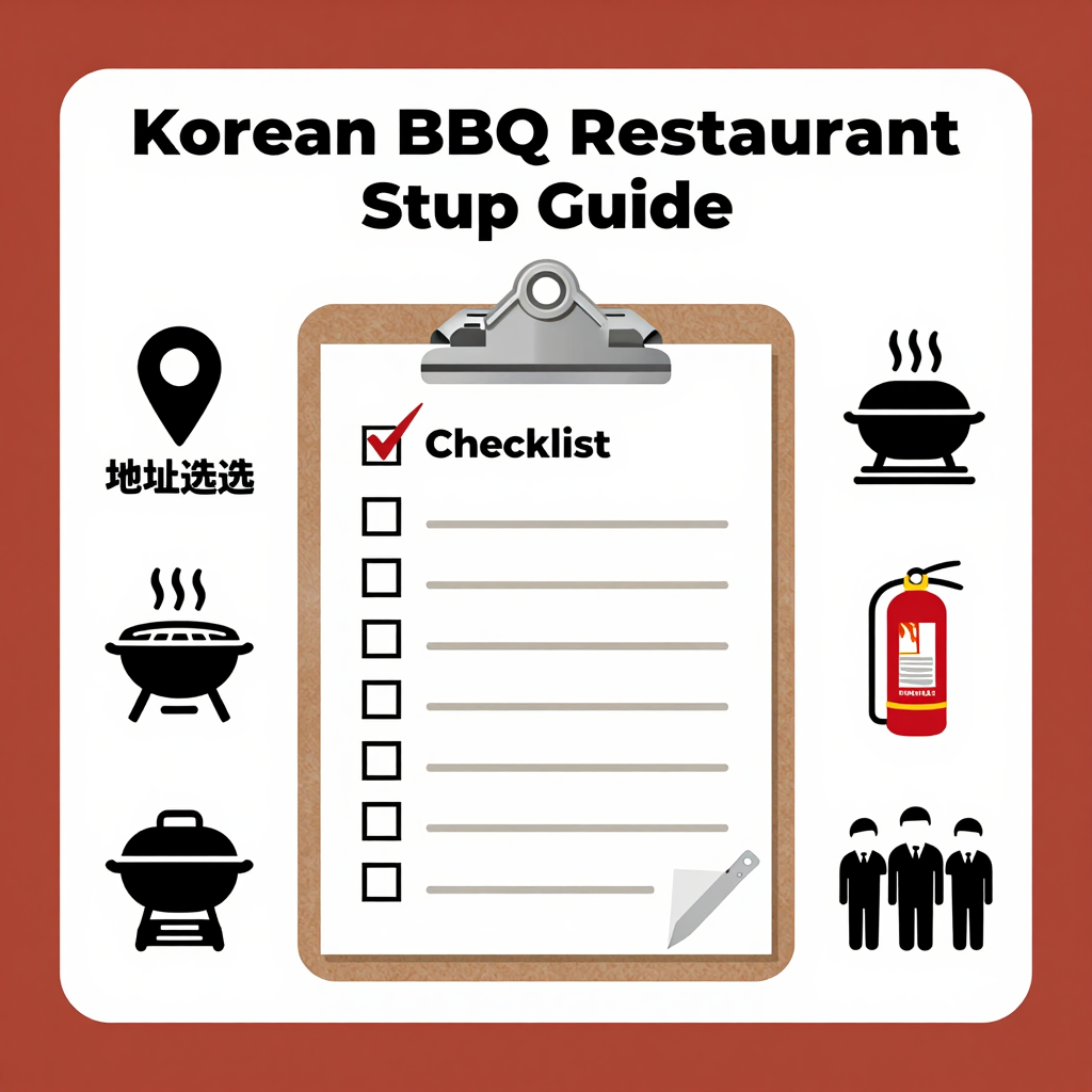 Korean BBQ Restaurant Setup Checklist