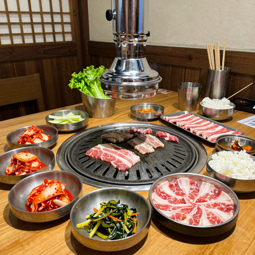 Korean BBQ Setup