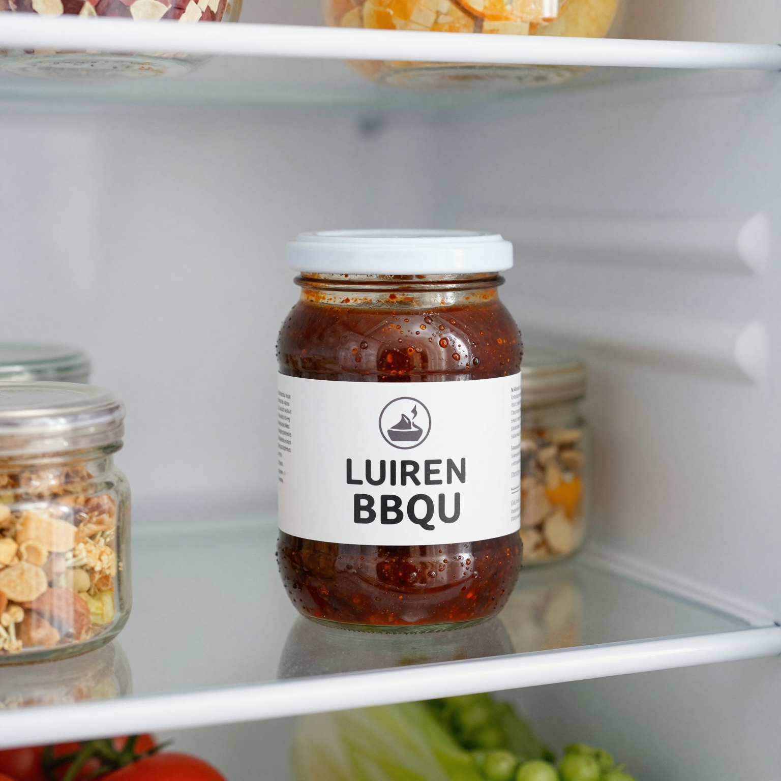 Jar of Korean BBQ Sauce in Fridge