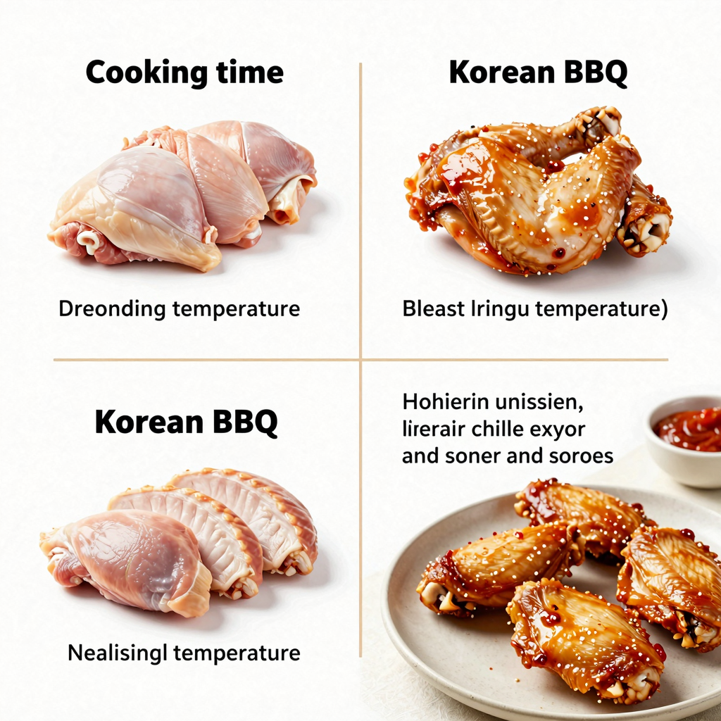 Korean BBQ Chicken Cuts Comparison