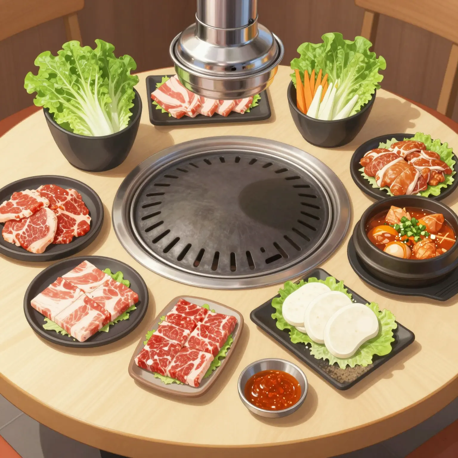 Korean BBQ Portion Sizes