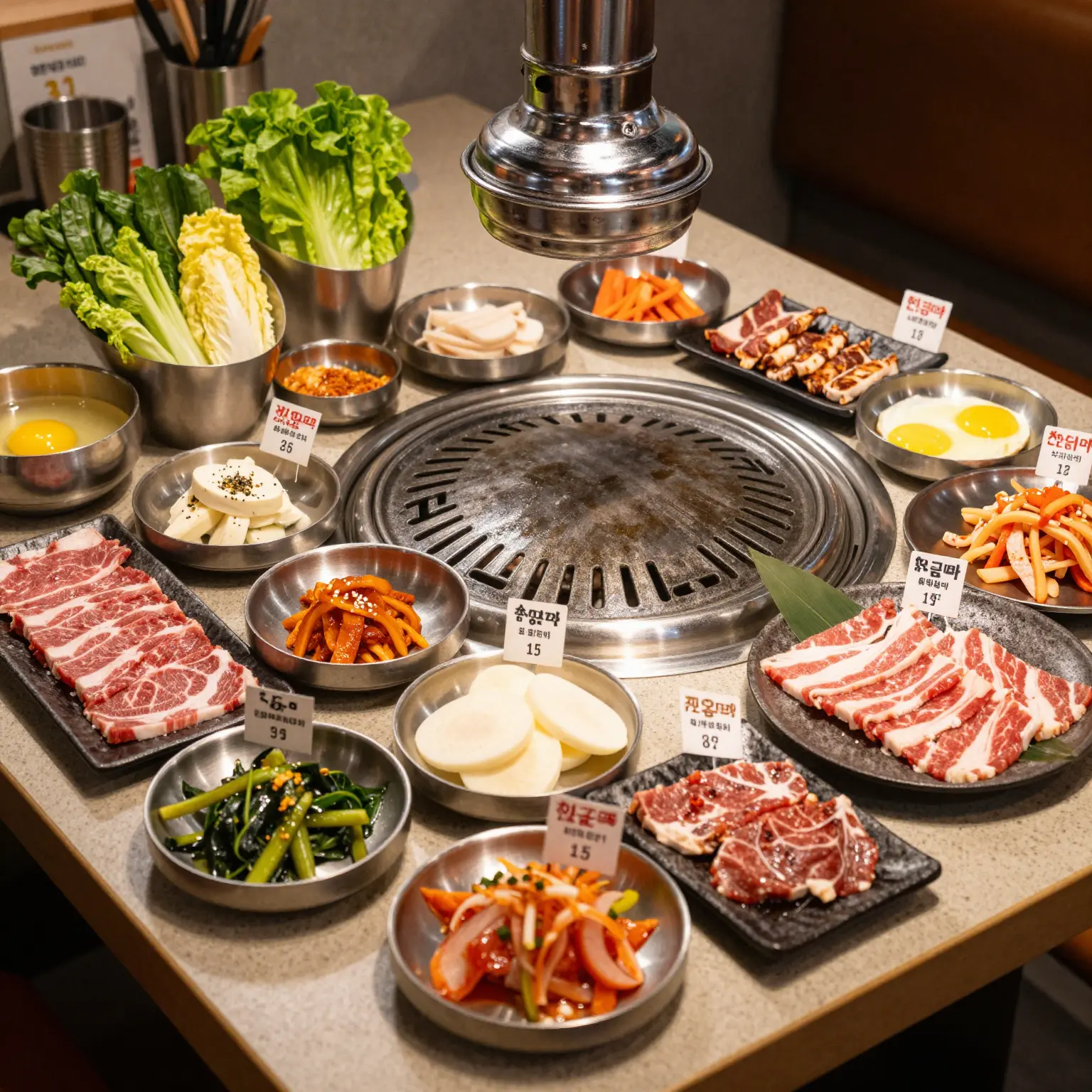 Korean BBQ Spread