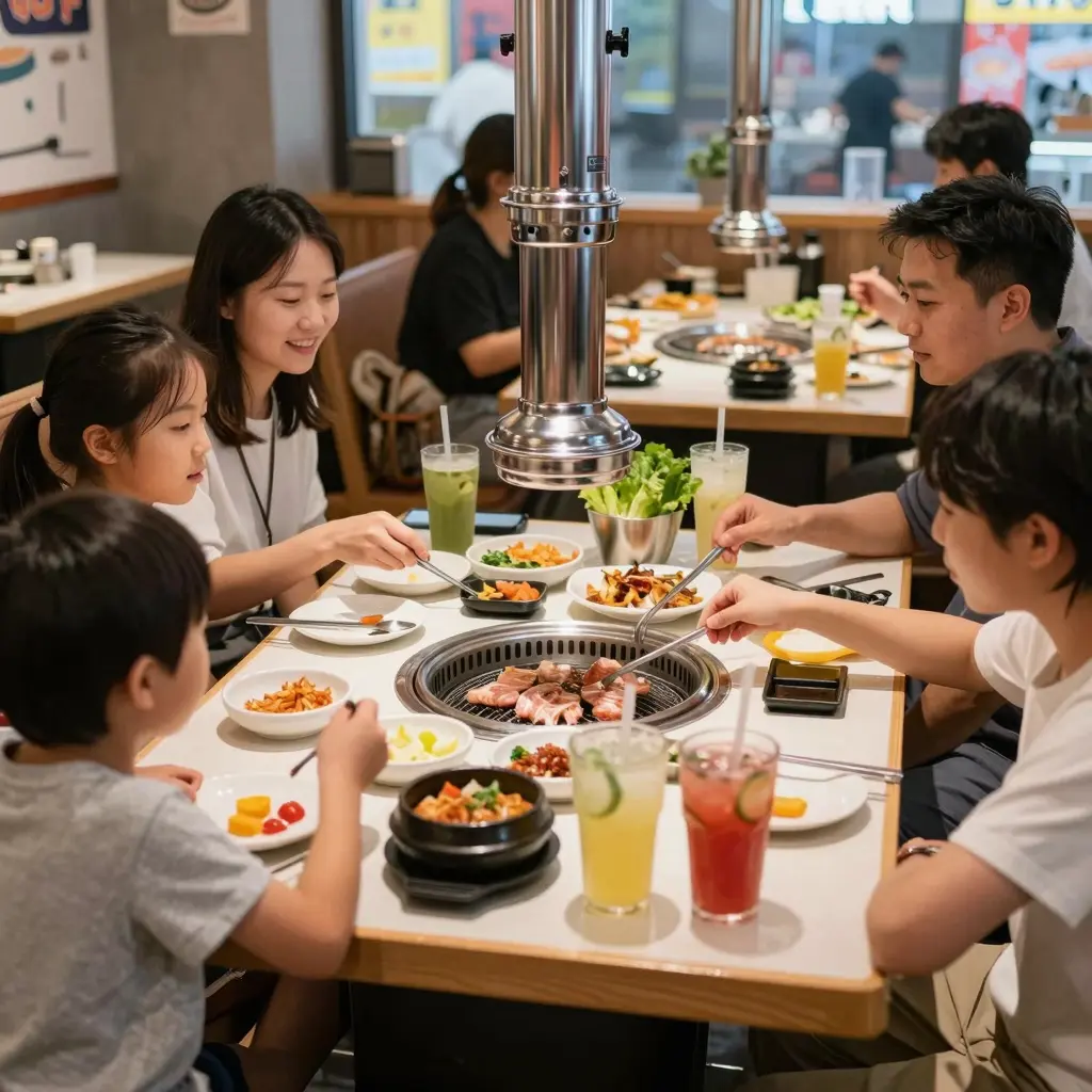 Korean BBQ Restaurant Scene