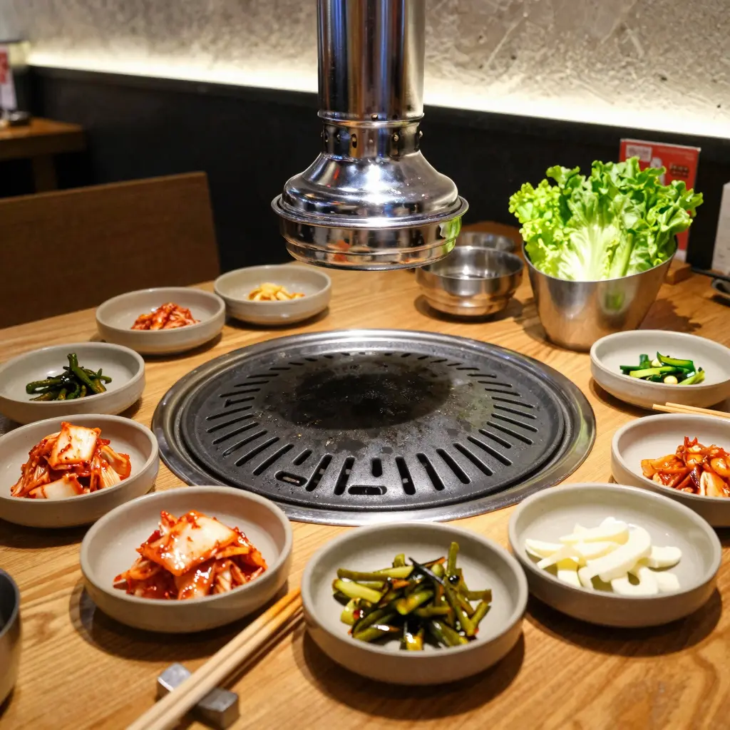 Gogi Korean BBQ Setup