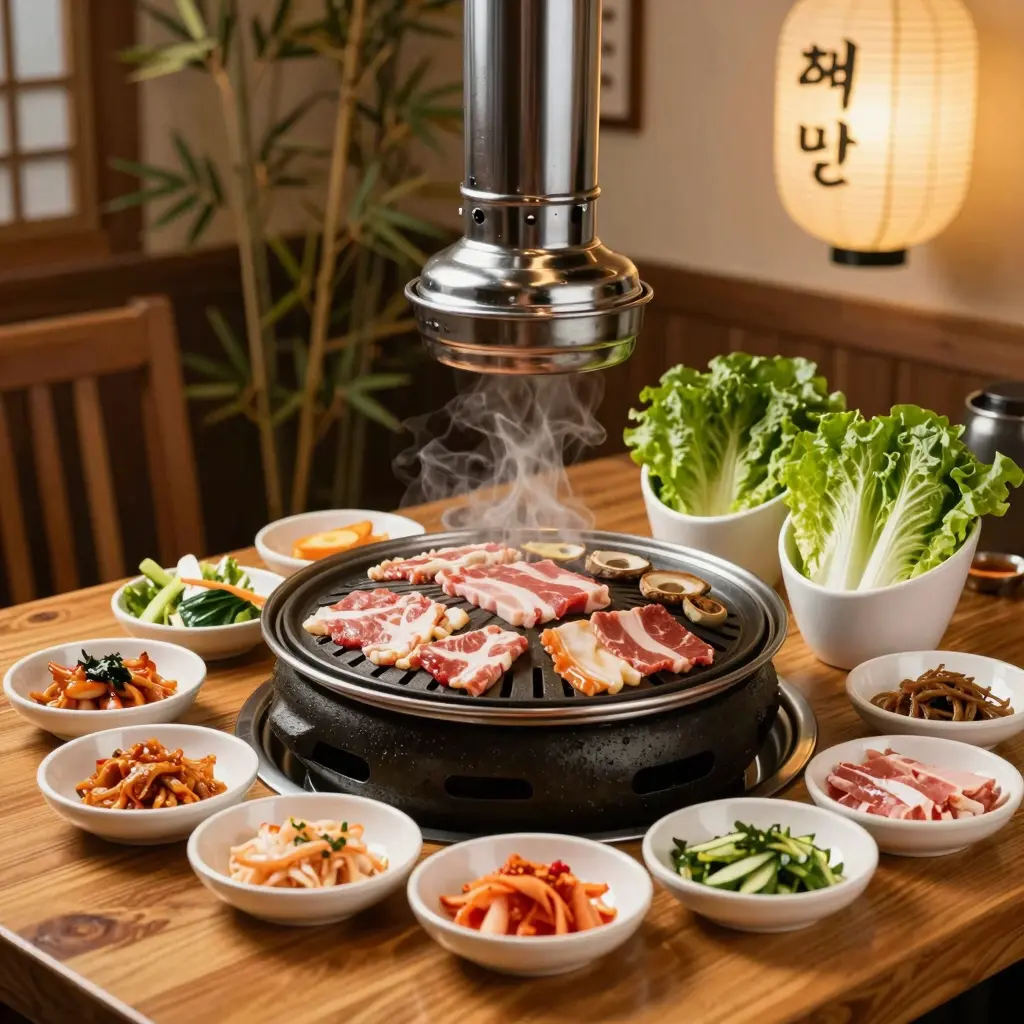 Korean BBQ Setup