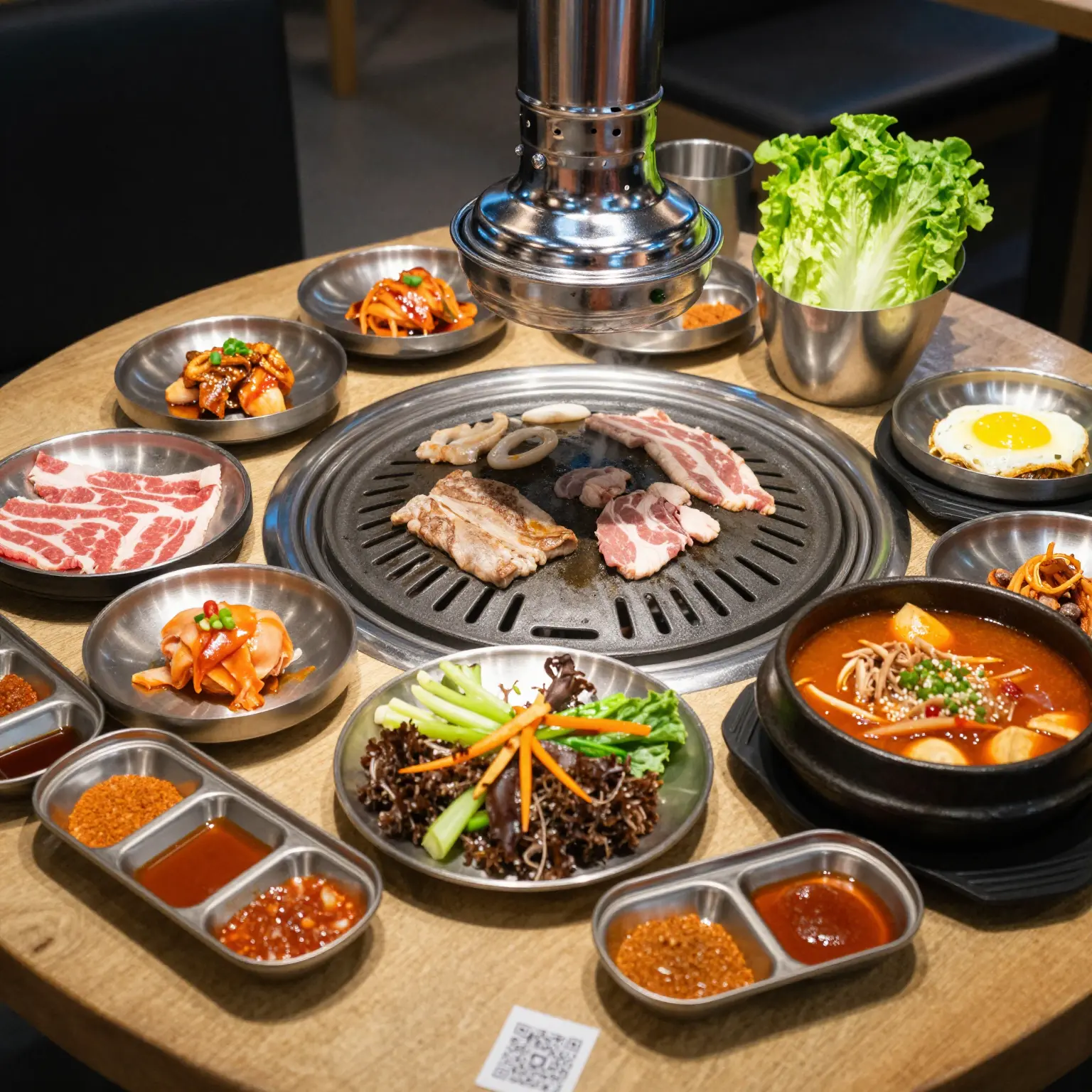 Gen Korean BBQ Lunch Spread