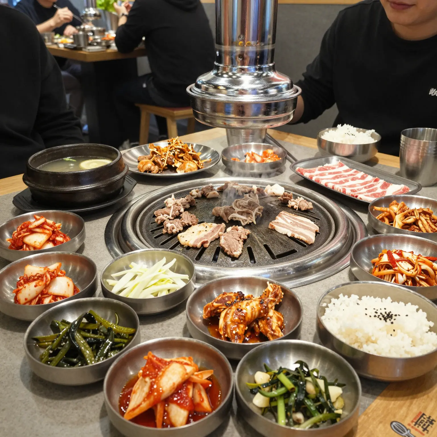 Korean BBQ Setup