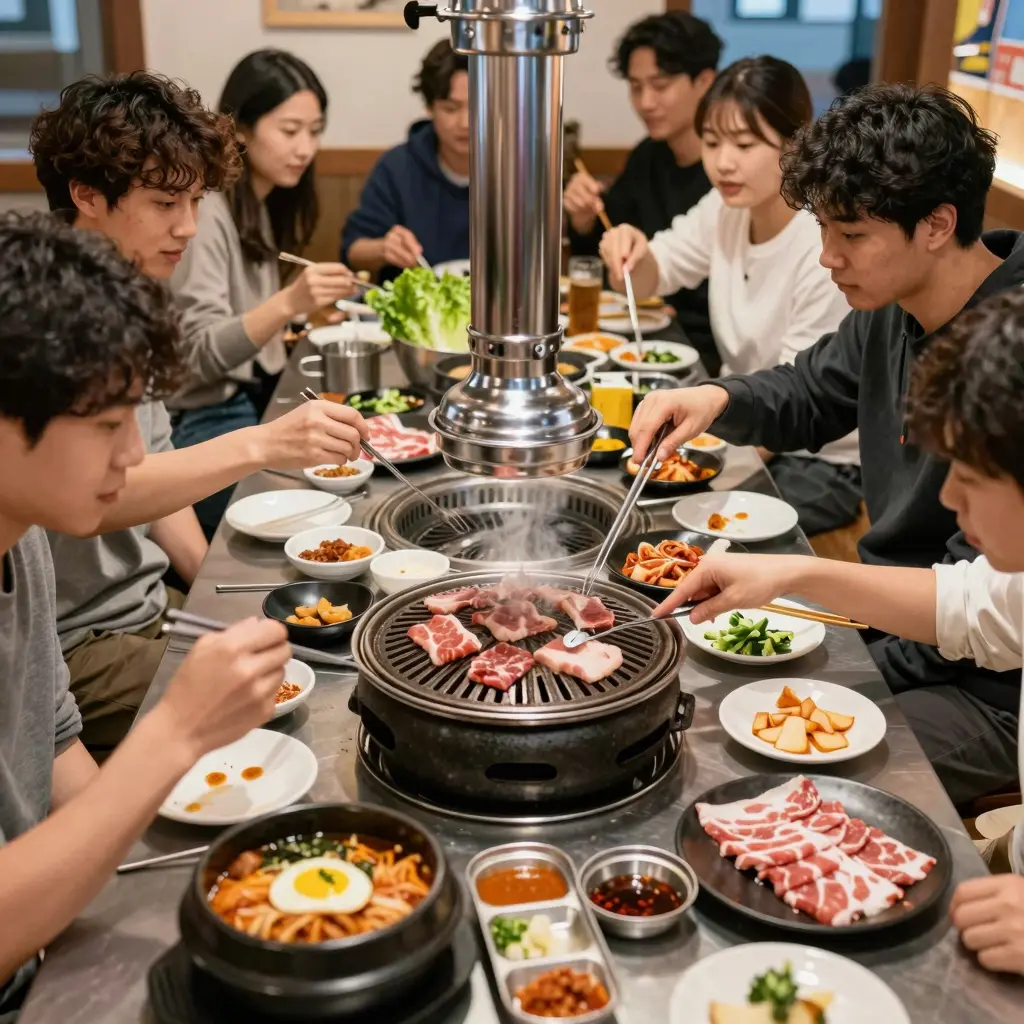 Korean BBQ Scene