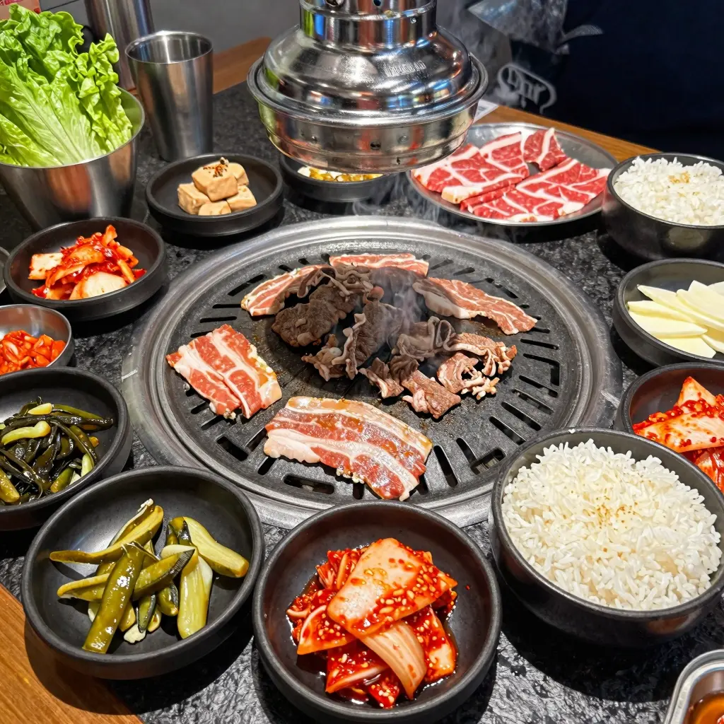 Korean BBQ Spread