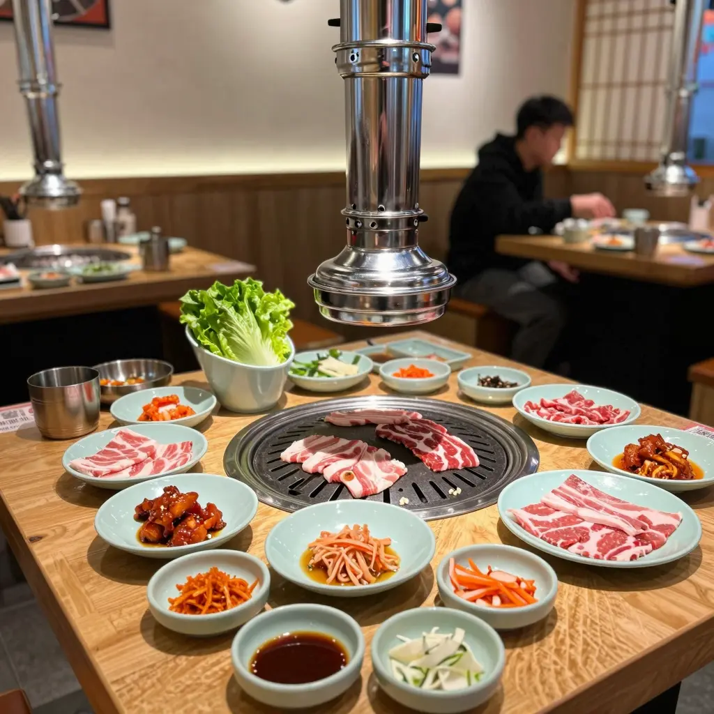 Korean BBQ Restaurant Setup